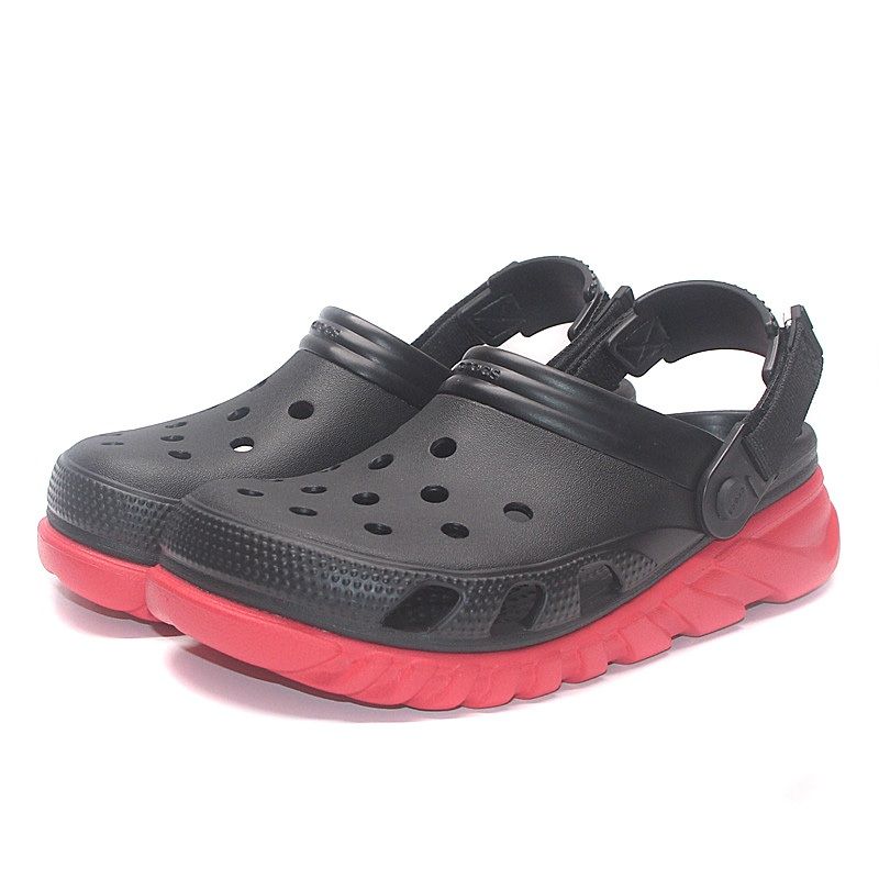 Preorder | Duet Max Crocs - Black Red_0