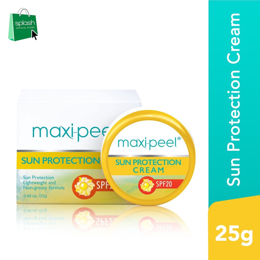 Maxi-Peel Sun Protection Face Cream - Sunscreen SPF20 25g_0