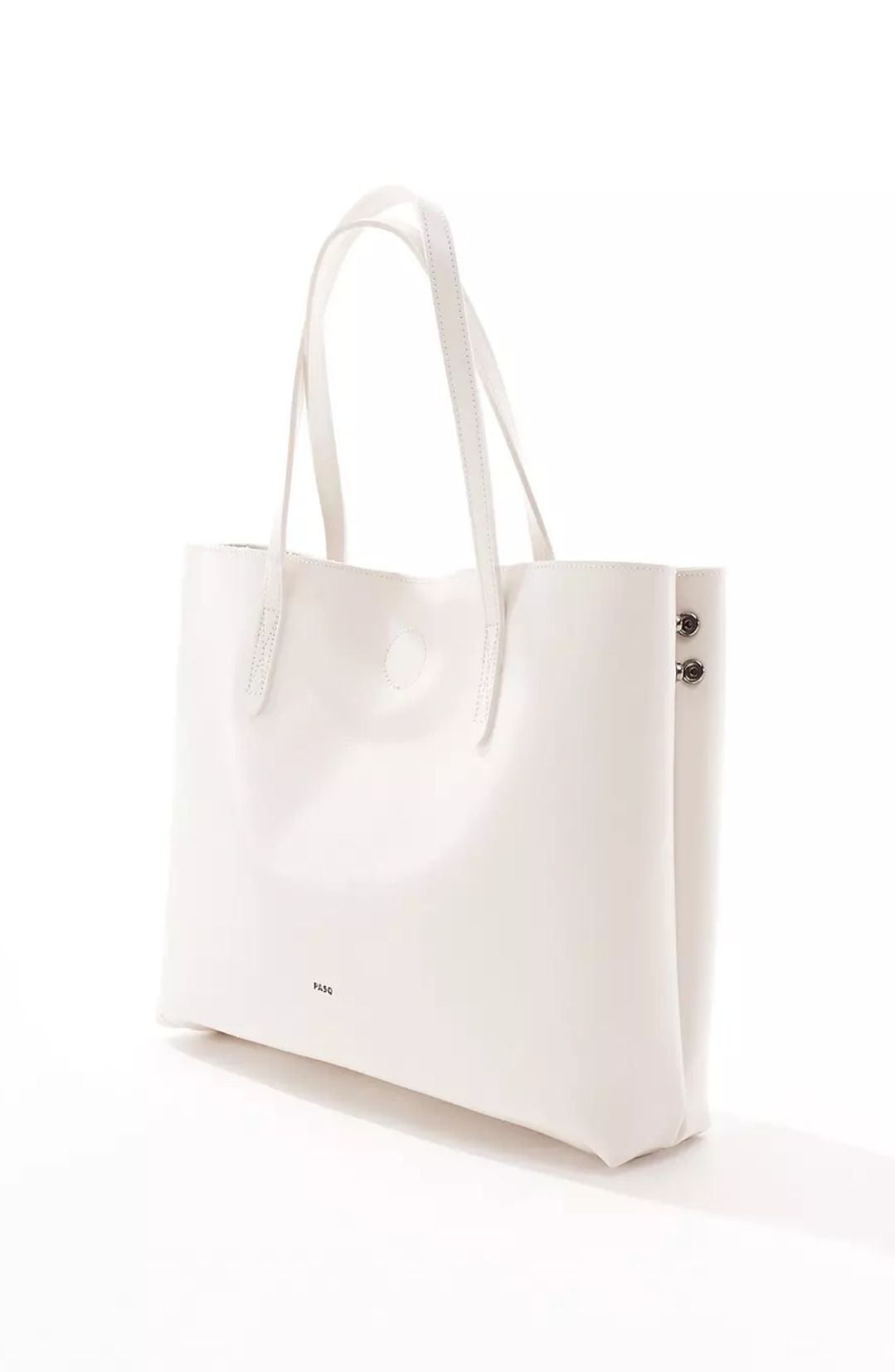 PASQ A-line Tote bag in off white_0