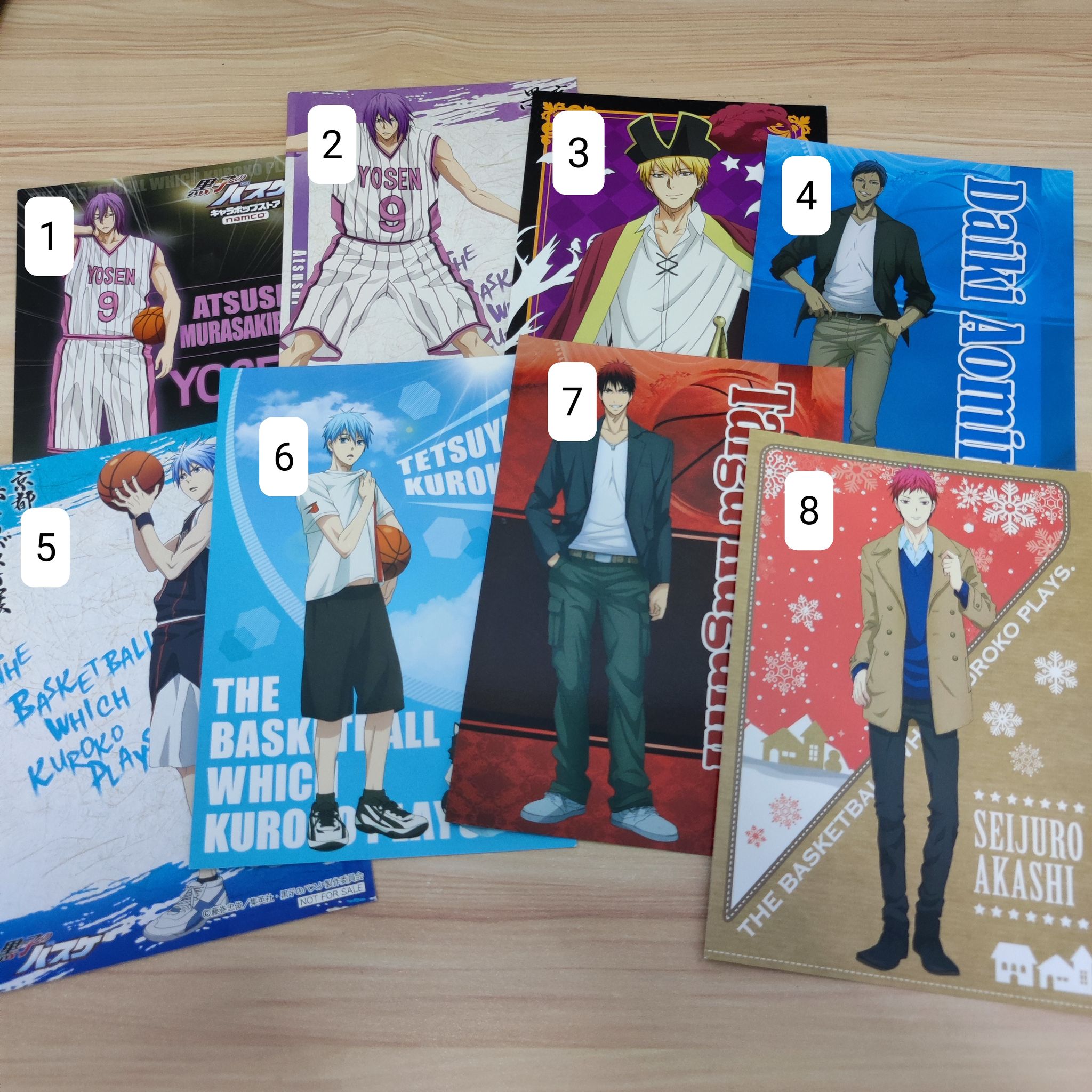 Kuroko No Basket Official Bromide Postcard_1