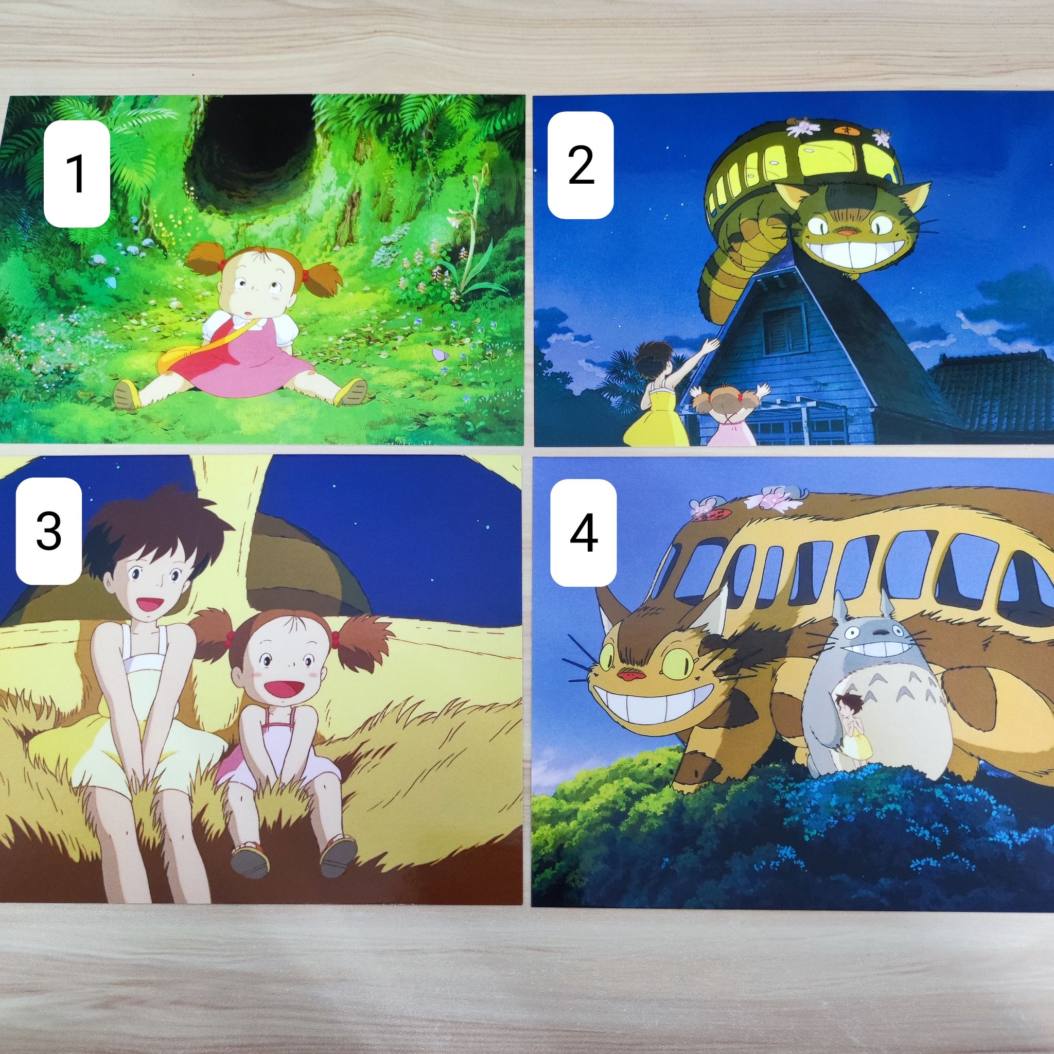 Ghibli Studio Official Big Postcard - My Neighbor Totoro_3