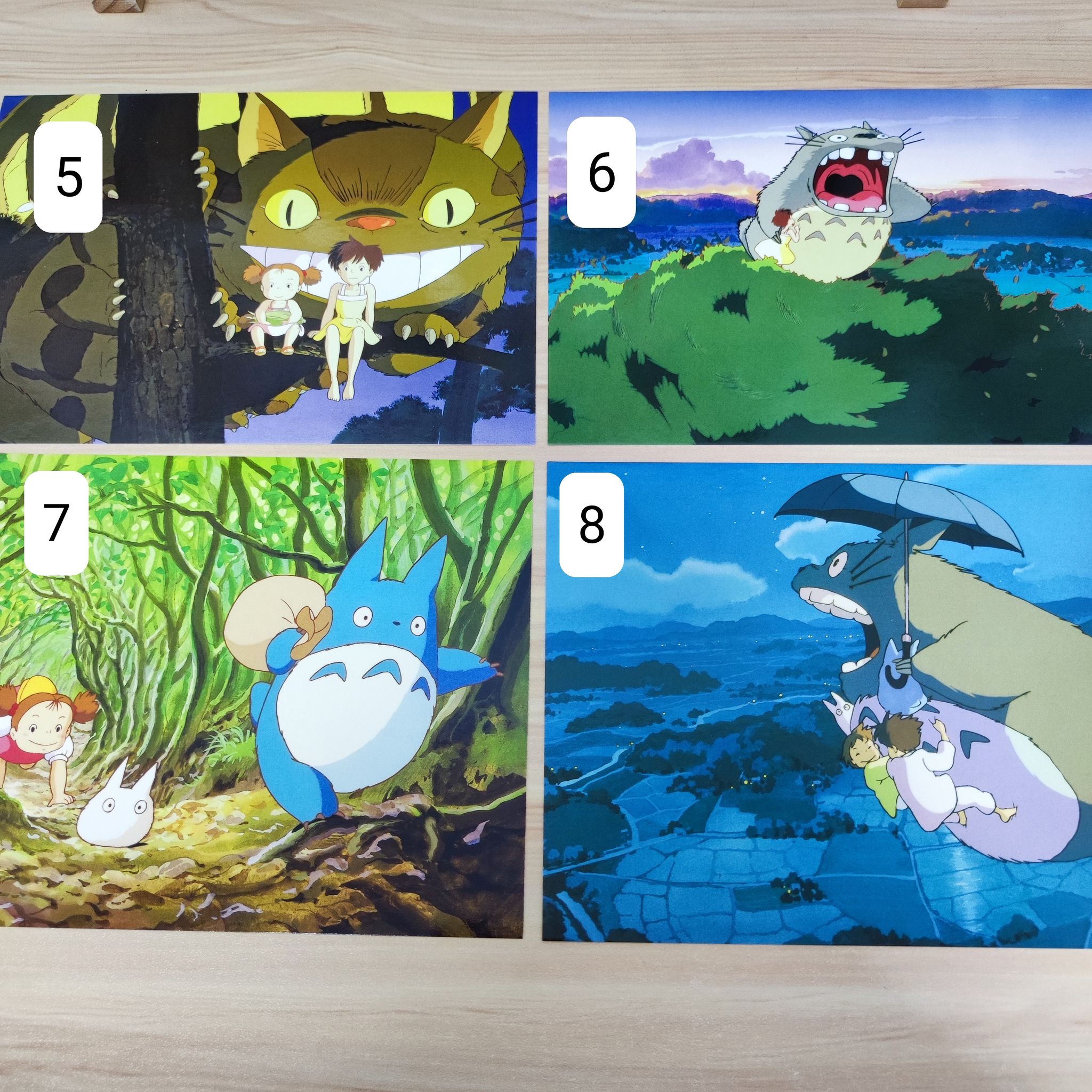 Ghibli Studio Official Big Postcard - My Neighbor Totoro_4