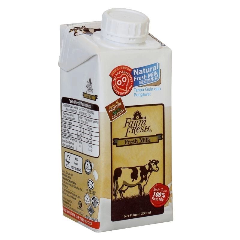 UHT Fresh Milk 200ML (6 pcs)_0