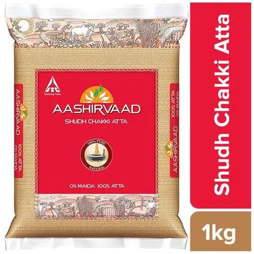 Aashirvaad Atta - Shudh, Chakki, 1 kg_0