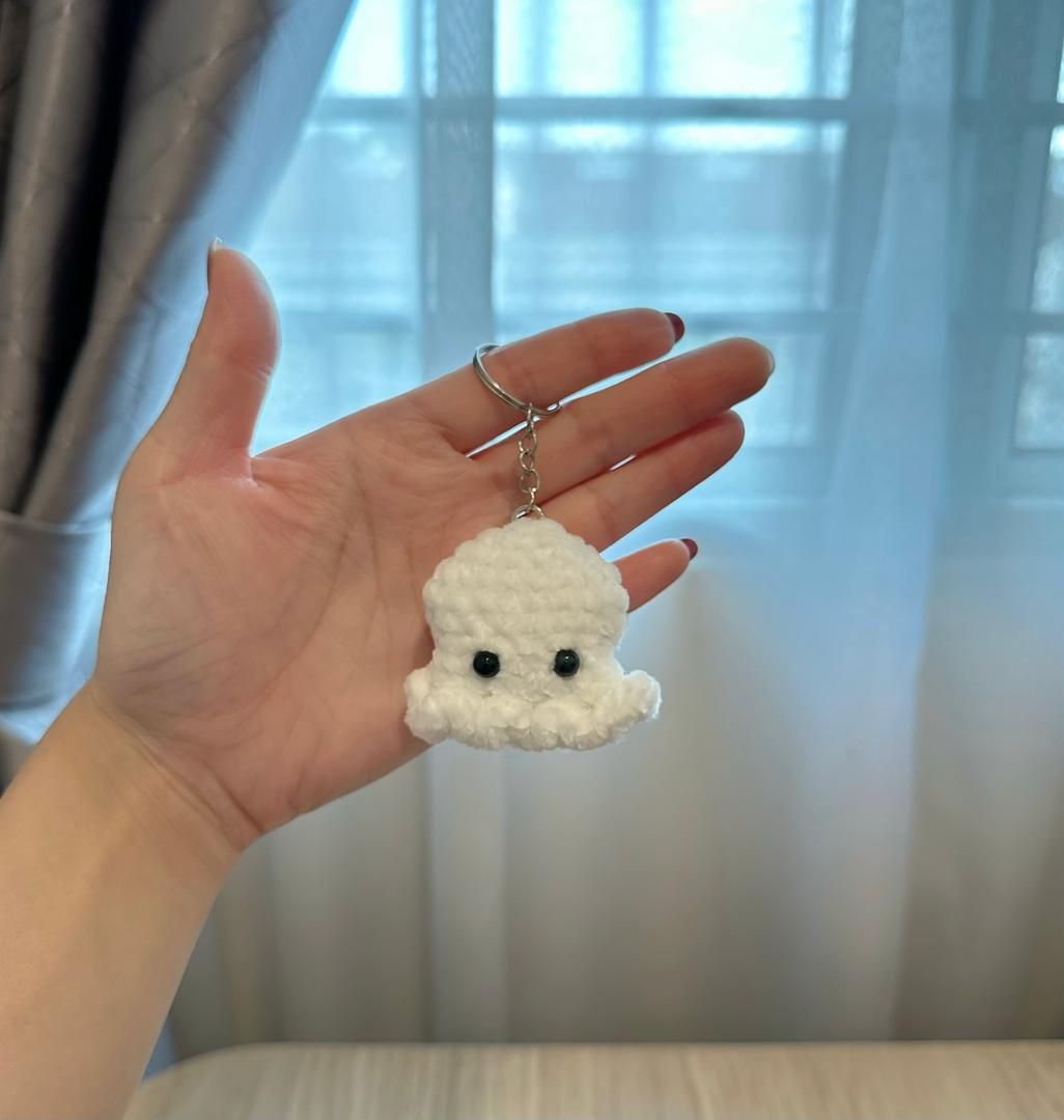 Crochet Squid Keychain_0