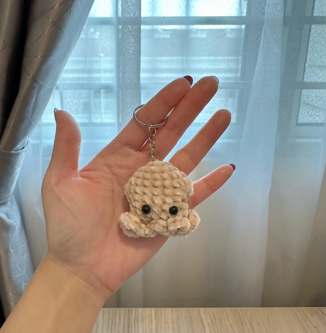 Crochet Squid Keychain_1