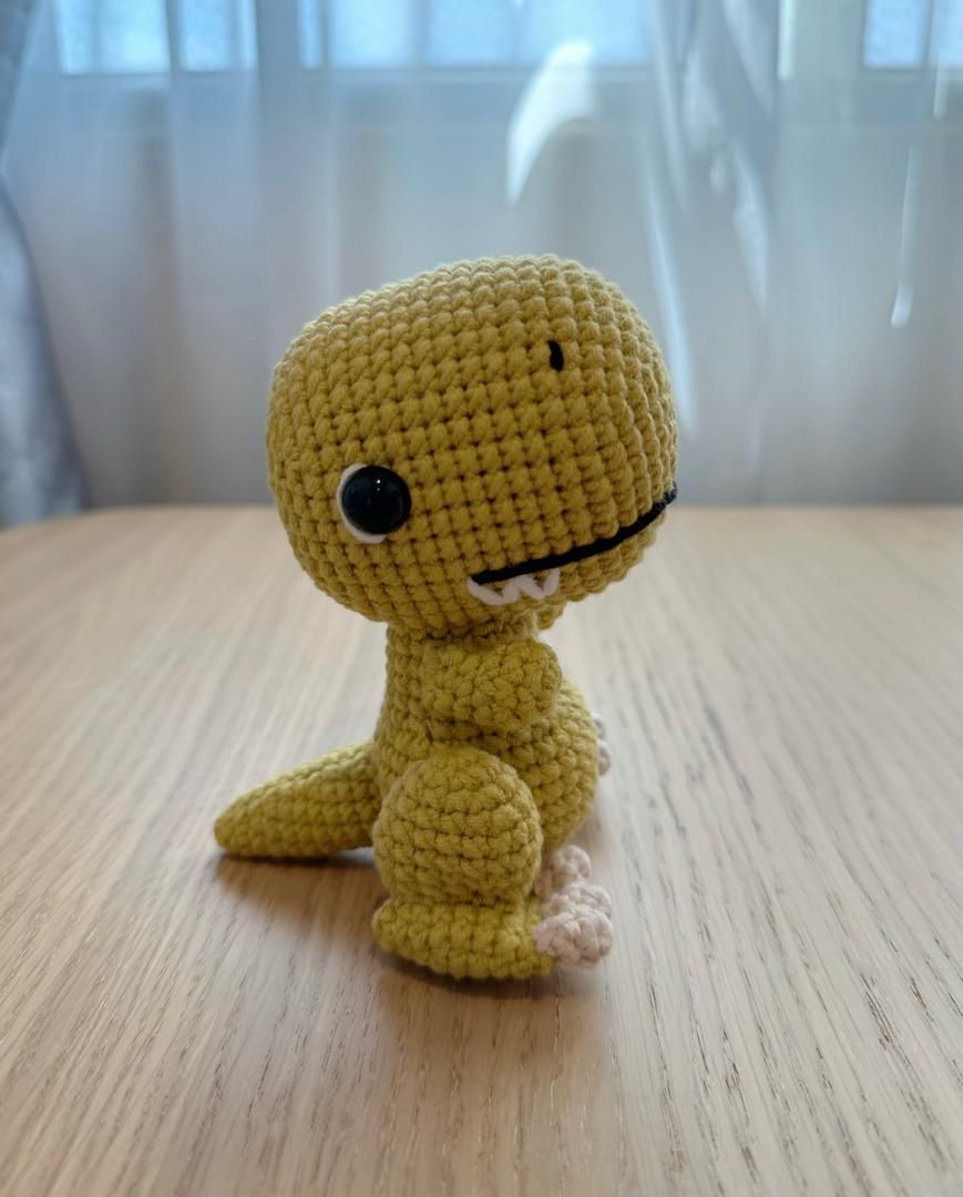 Crochet T-Rex Dinosaur Doll_0