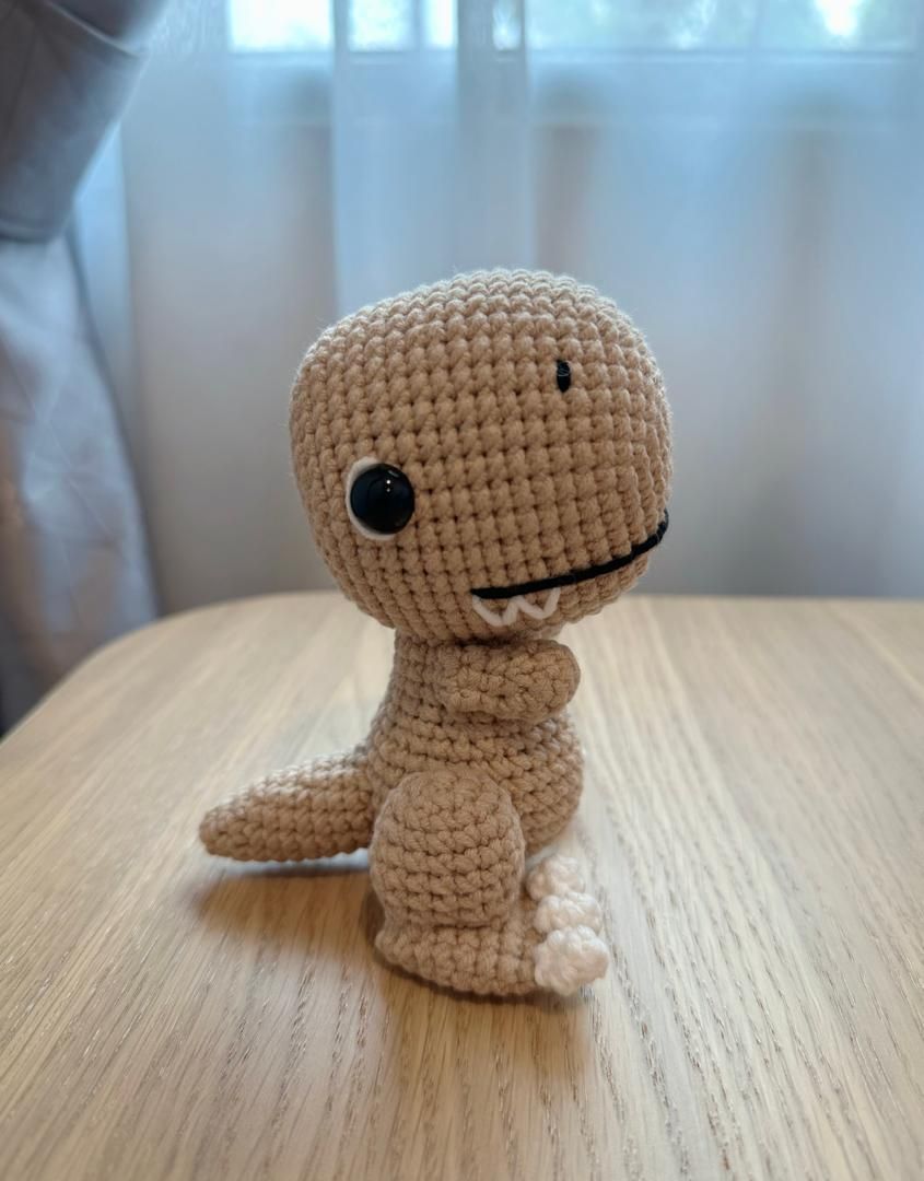 Crochet T-Rex Dinosaur Doll_1