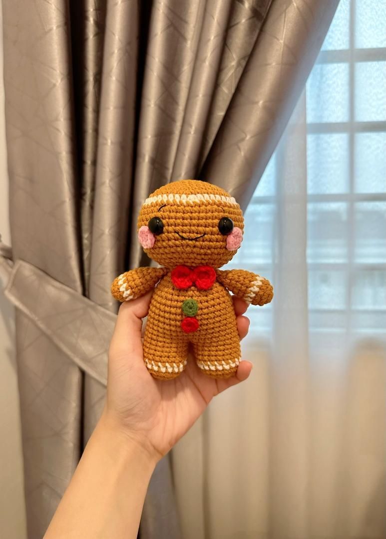 Crochet Gingerbread Man Doll_0