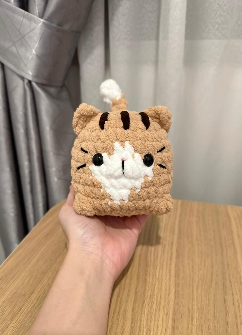 Crochet Chubby Cat Plushie_0