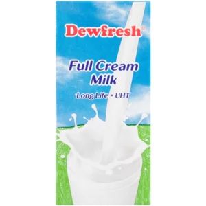 Dewfresh Long Life Full Cream Milk 1L_0