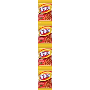 Fritos Ribbons Tomato Flavoured Corn Chips 4 x 25g_0