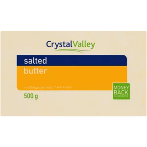 Crystal Valley Salted Butter Brick 500g_0