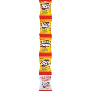 Cheas Naks Cheese Flavoured Maize Snack 5 x 22g_0