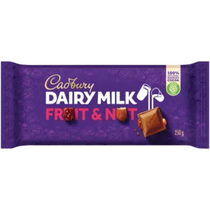 Cadbury Dairy Milk Fruit & Nut Chocolate Slab 150g_0