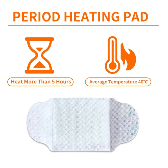 Disposable adhesive long last portable heating pad for period cramps hot pad relieve menstrual pain._1