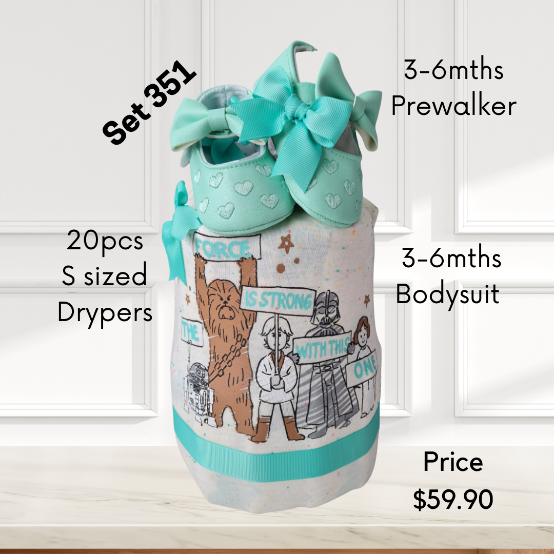 Star Wars Tiffany Girl diapercake _0