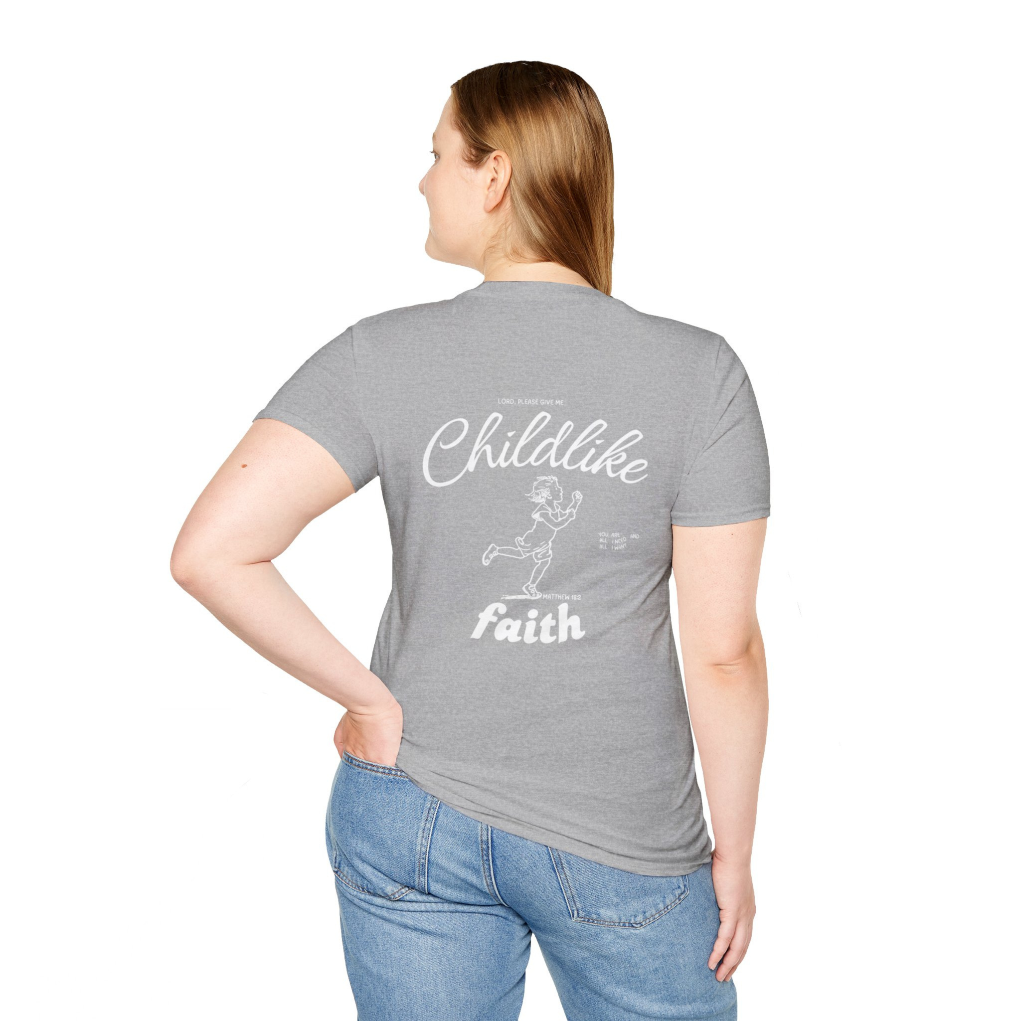 Childlike Faith Tee - Acid Grey_0