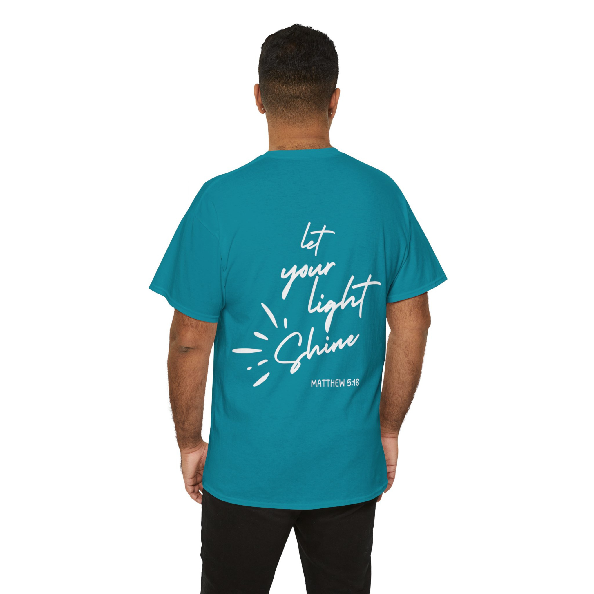 Let Your Light Shine Tee - Turquoise_1