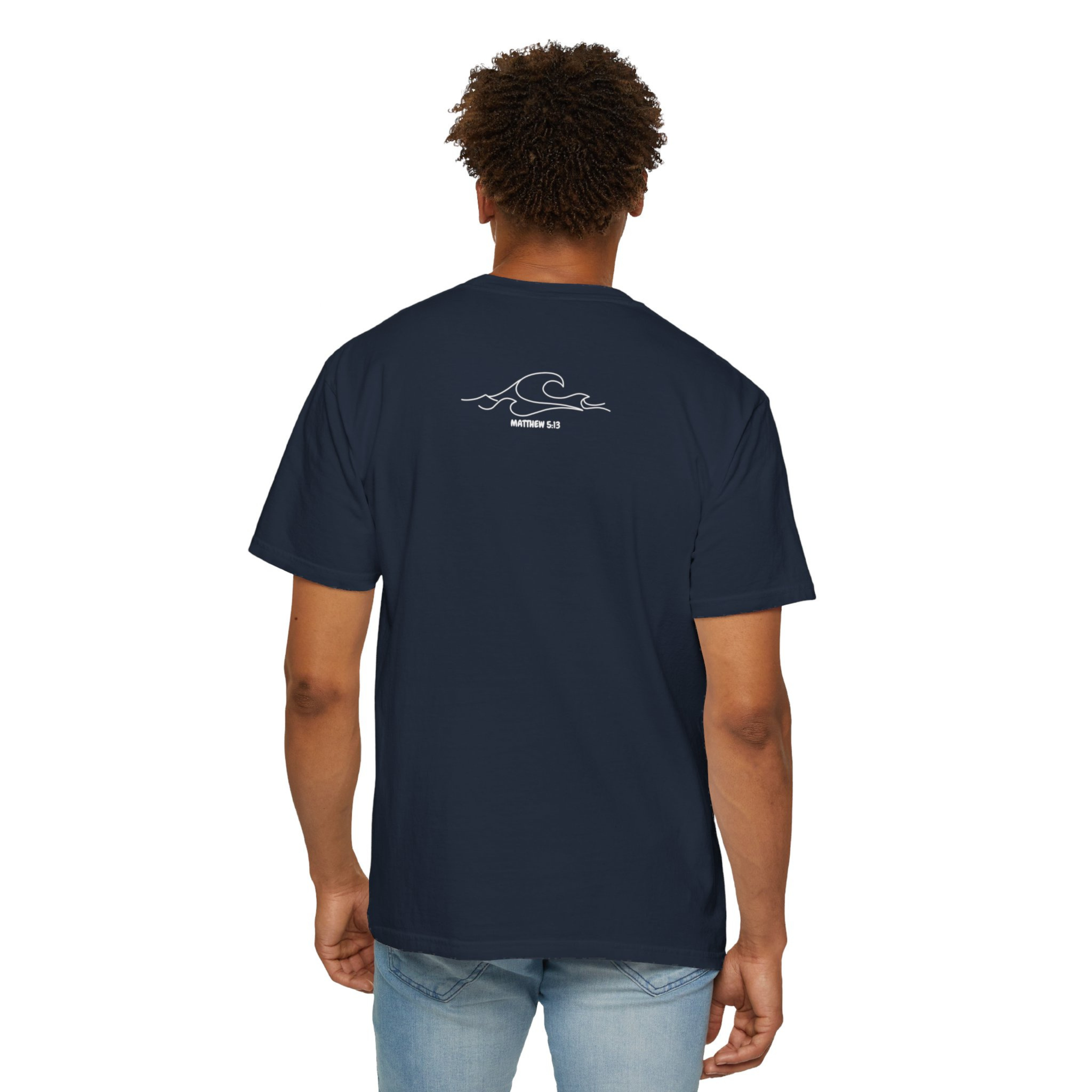 Stay Salty Tee - Navy Blue_0