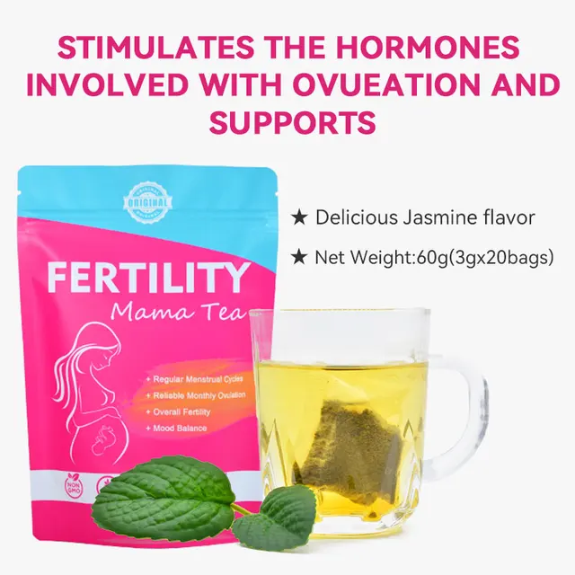 High quality female fertility tea for women organic herbal booster women pregnancy OEM_3