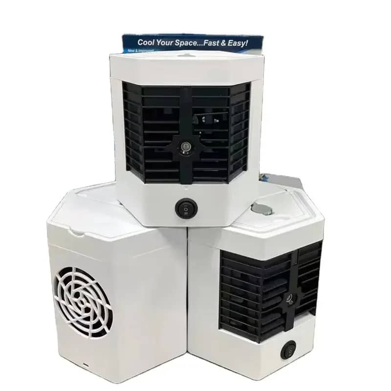 Ice portable mini air conditioner fan water air cooling fan water air cooler with spray home use_2