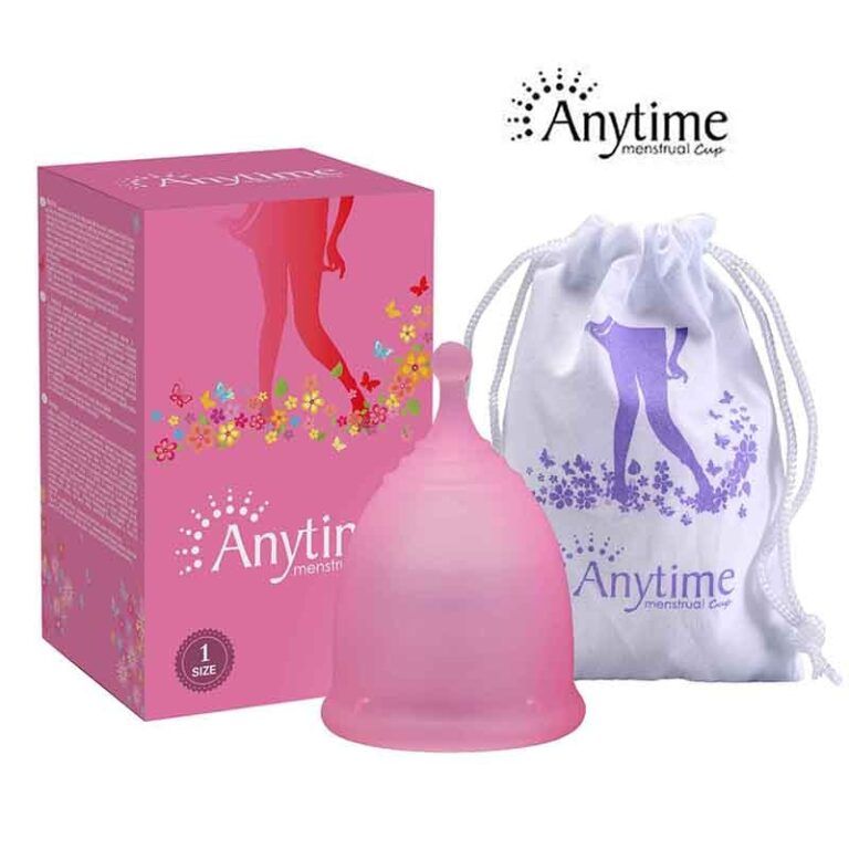 Anytime  Pink Color Menstrual Cup _0