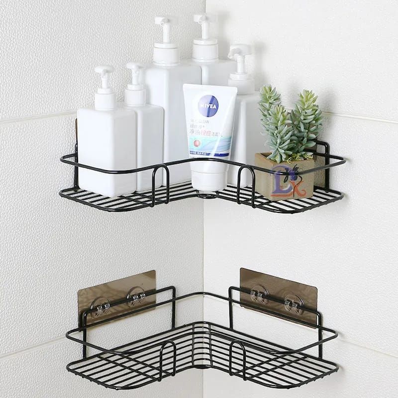 2pcs Bathroom  Corner  Shelf/_0