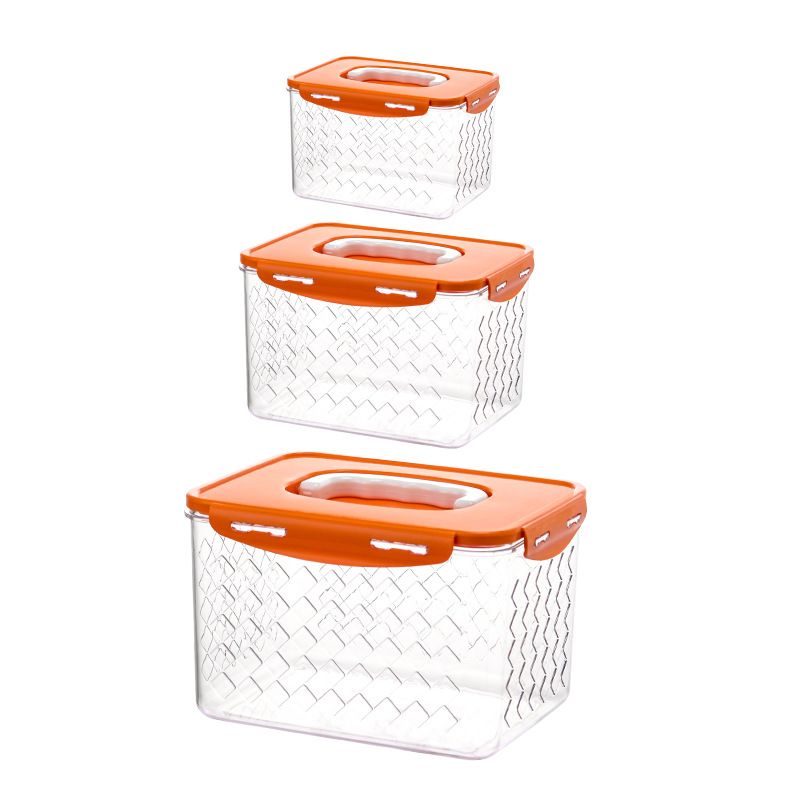 3pcs heavy acrylic fridge storage containers _5