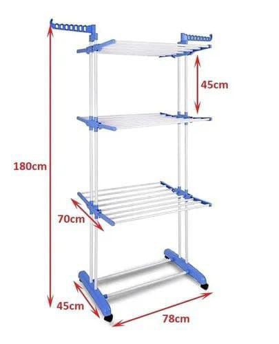 Portable / Movable Cloth Drying  Rack_2