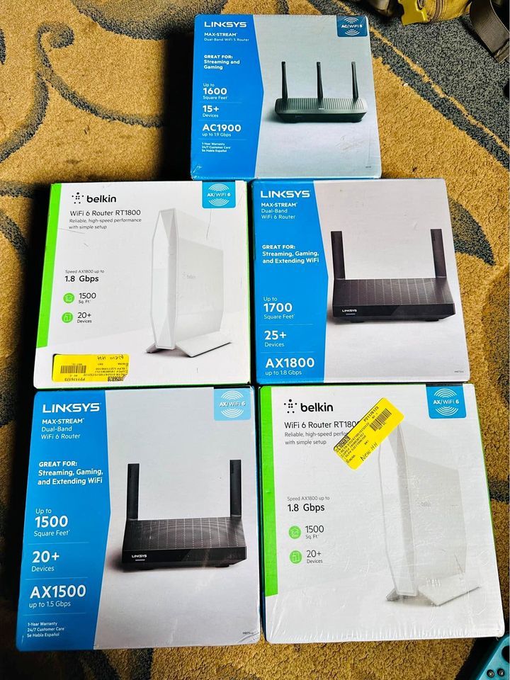 LINKSYS and BELKIN WiFi 6 and WiFi 5 routers_1