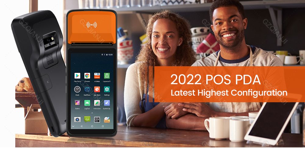Impressora portátil recibos POS Android terminal PDA com NFC 3G_10