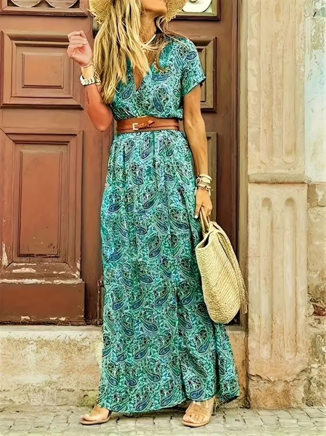 Long Floor Summer Dress_0