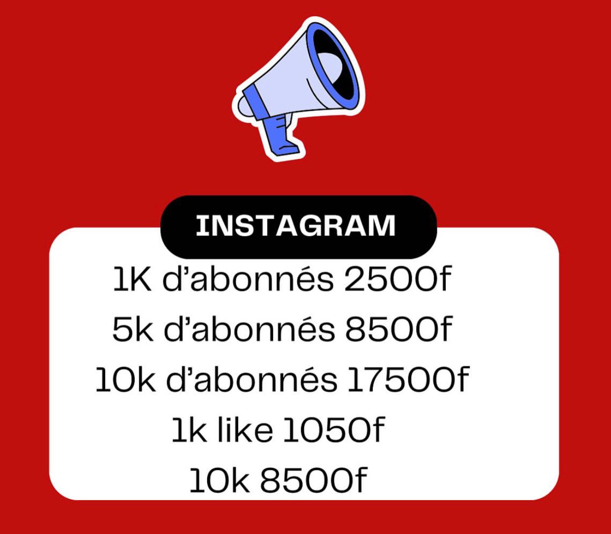 ABONNÉS INSTAGRAM _0