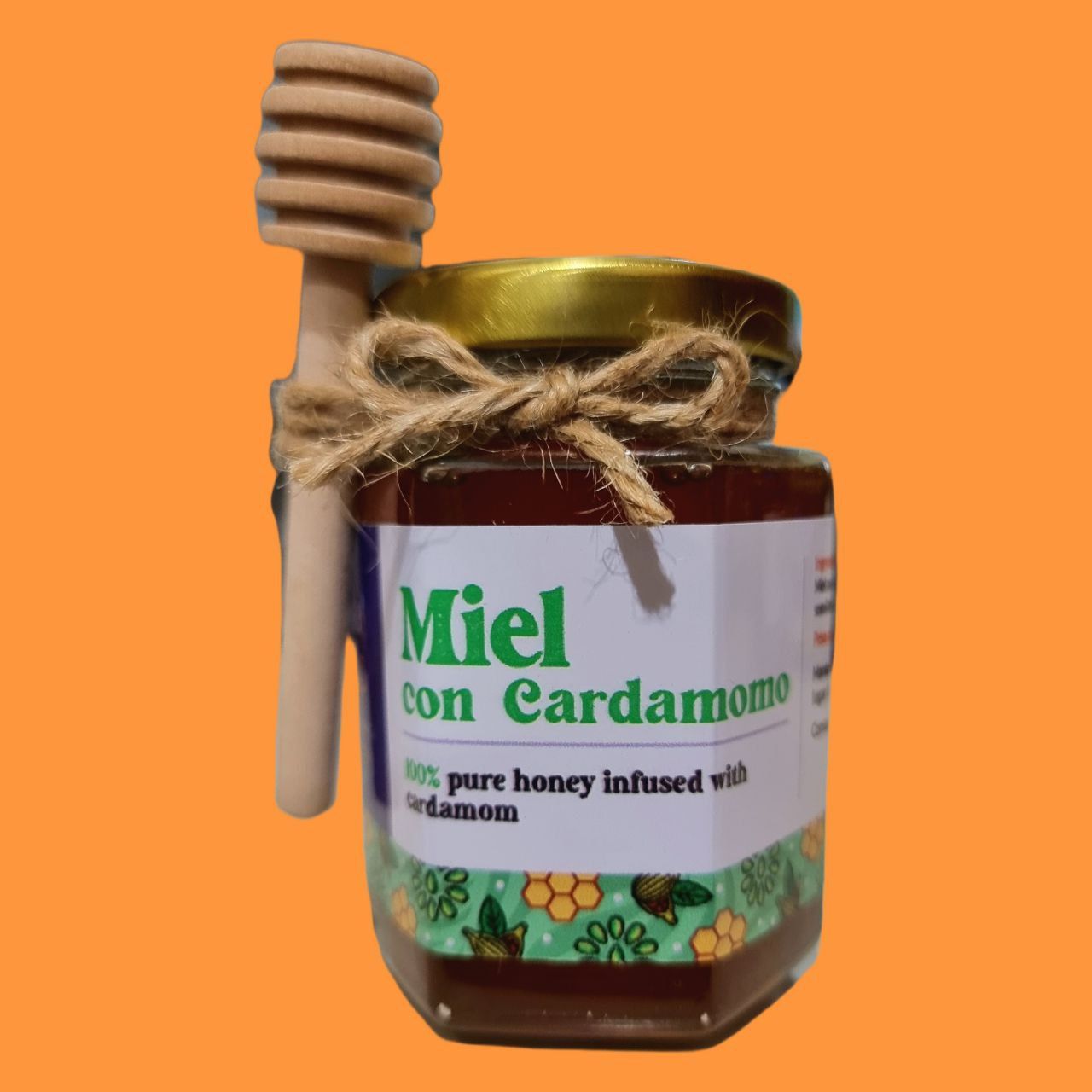 Miel con Cardamomo 5.5 oz._0