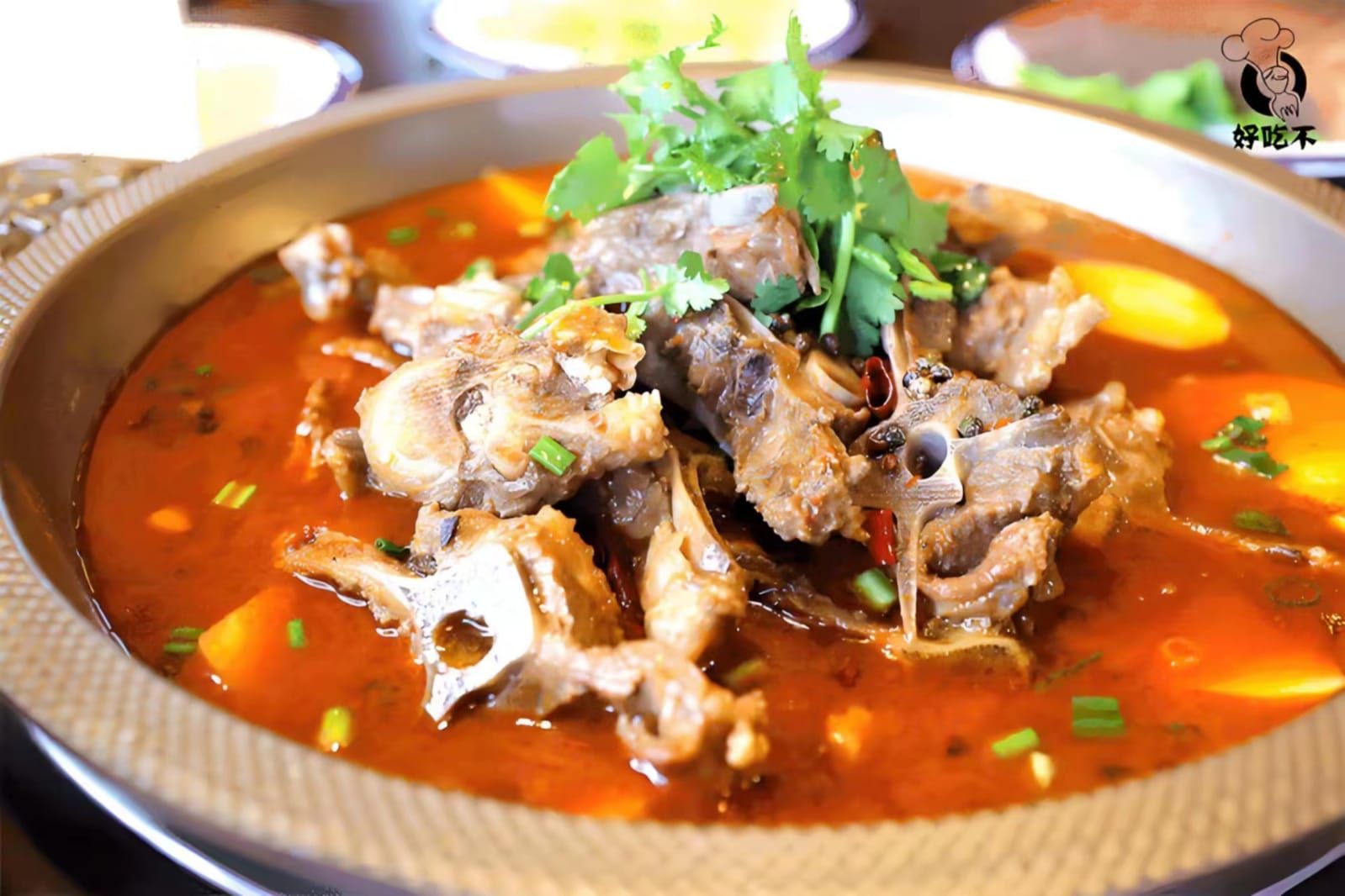 羊蝎子锅 Braised Lamb Rib (Spicy Mala Style)_0