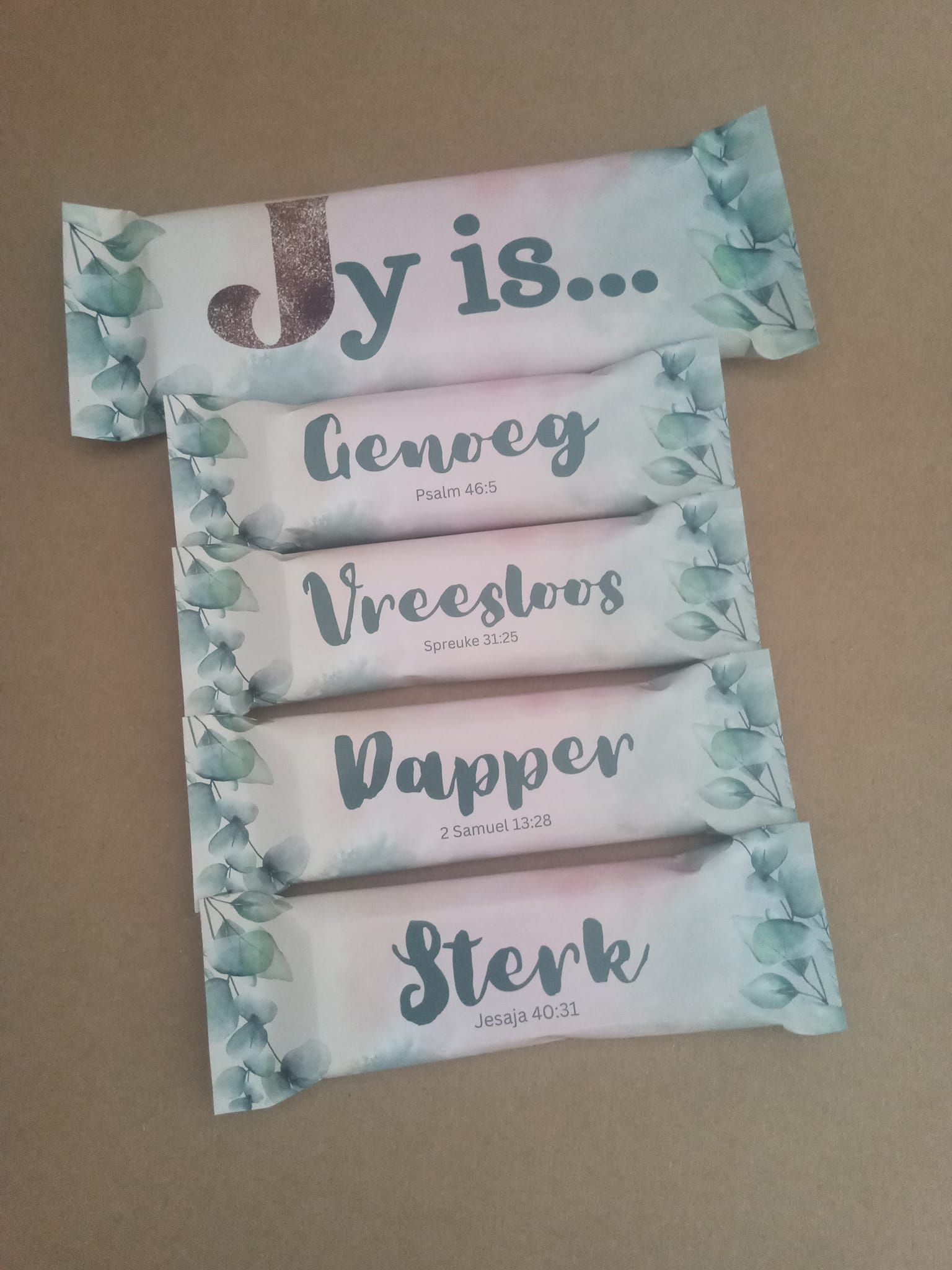 "Jy is" Chocolate gift set Green_0