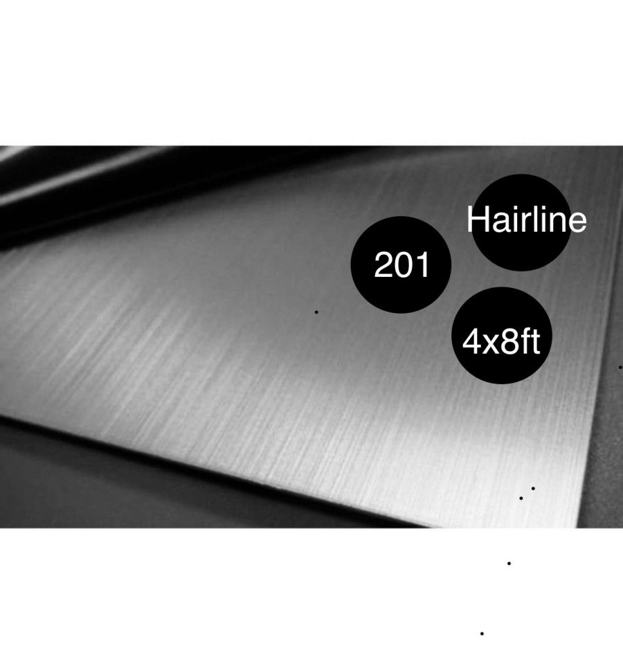 Plat Stainless Hairline 4x8 ft ( 1.22 x 2.44m)  _0