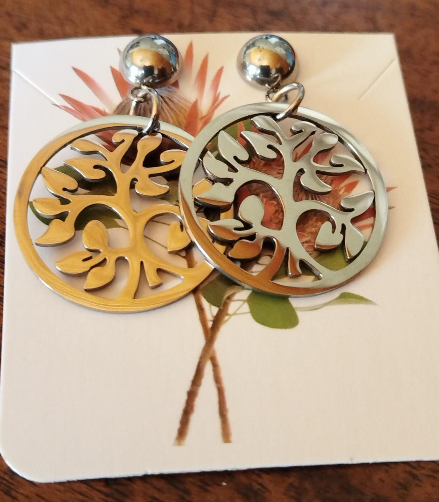 Tree of Life Stud dangling earrings (Large)_1