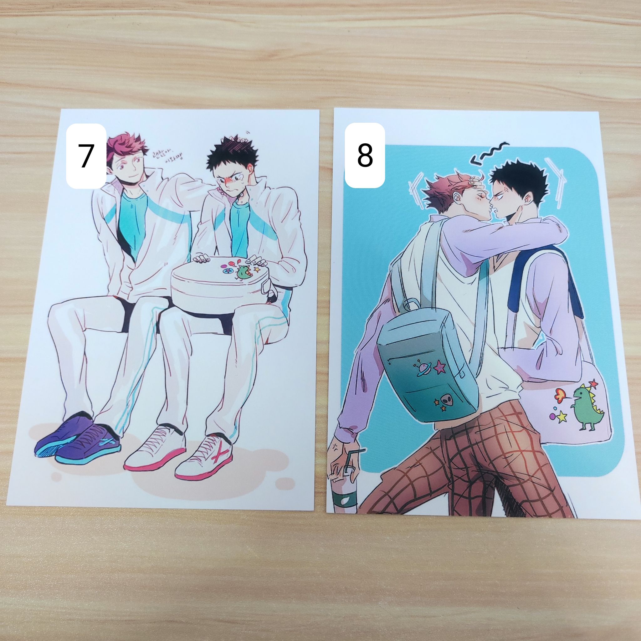 Haikyuu Fanart Postcard - Iwaoi_2