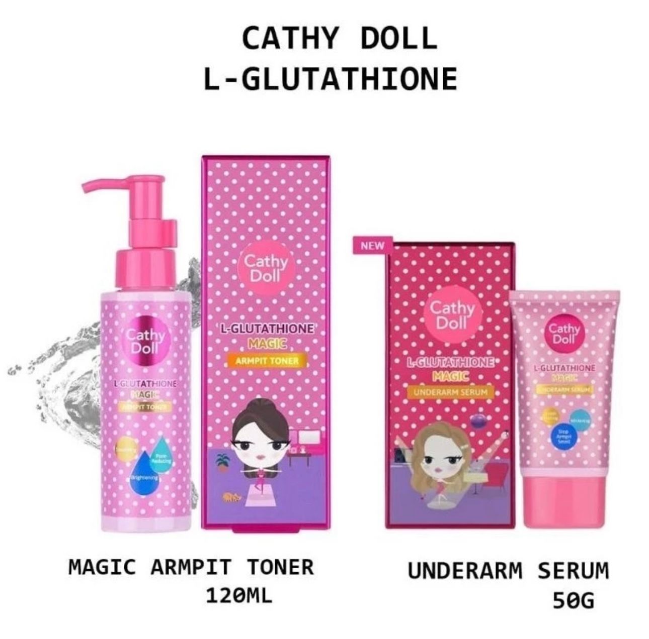 CATHY DOLL L-Glutathione Magic Armpit Toner 120ml_4