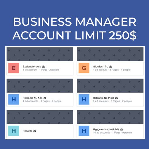 Business Manager Account Limit 250$_0