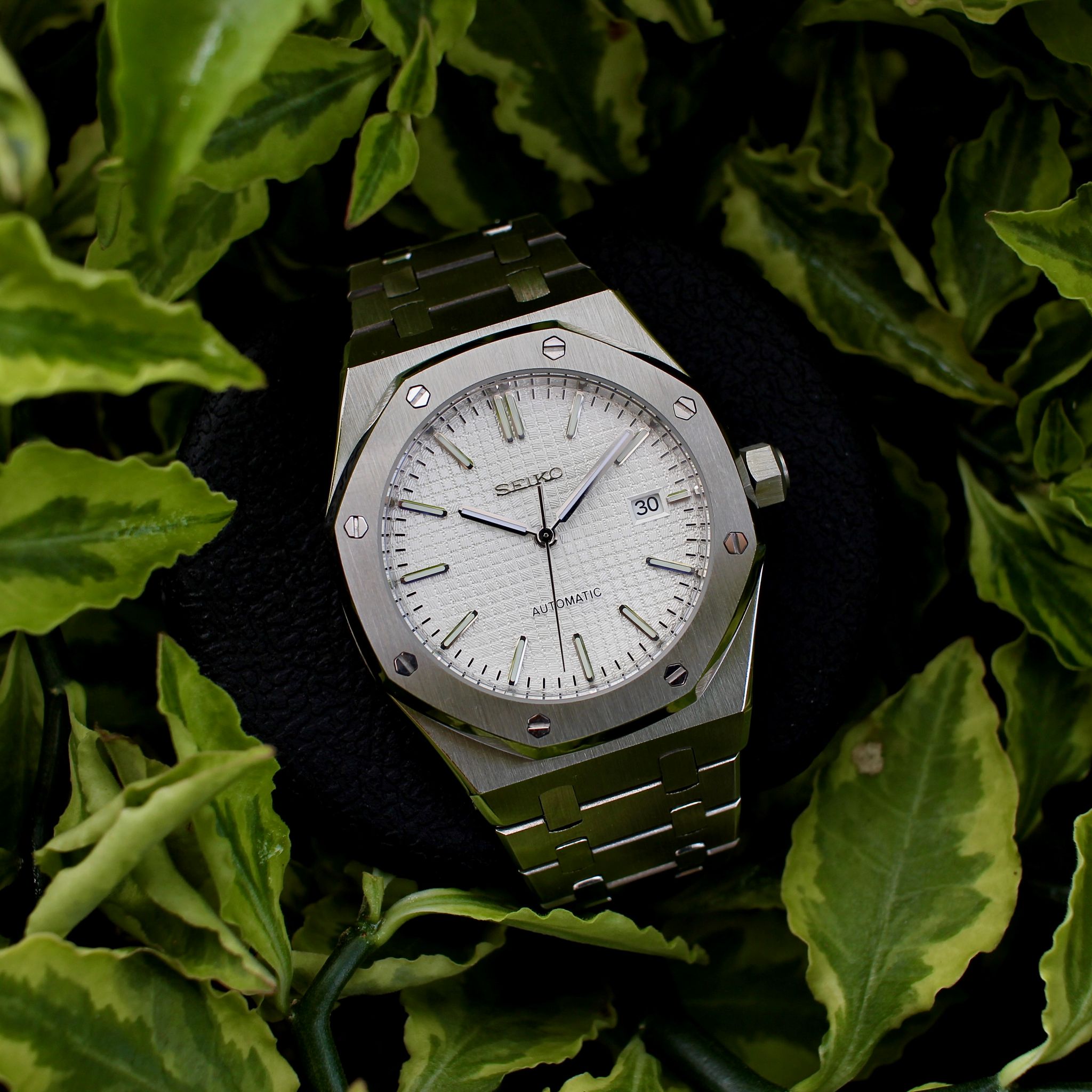 Silver White Dial Royal Oak AP_0