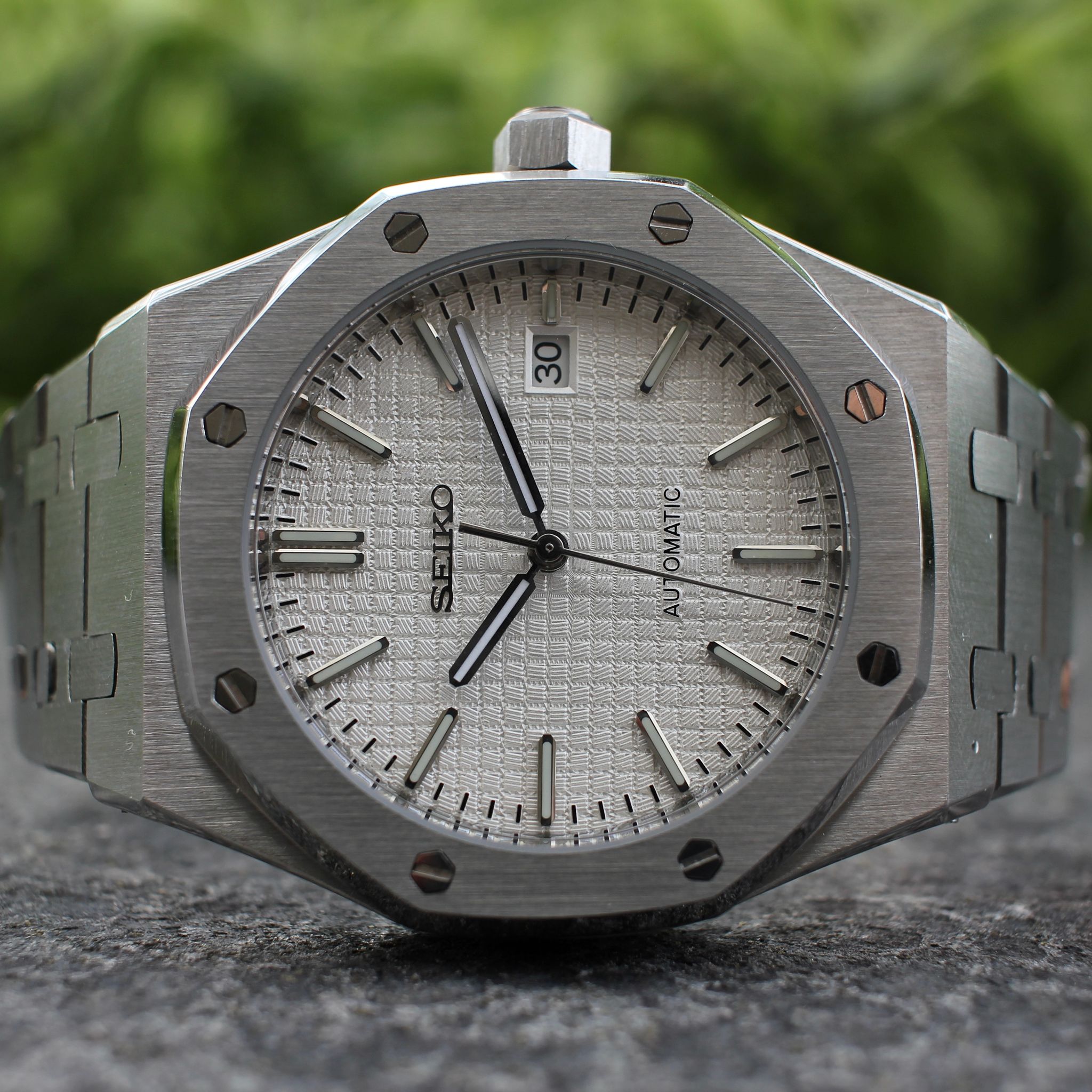 Silver White Dial Royal Oak AP_3