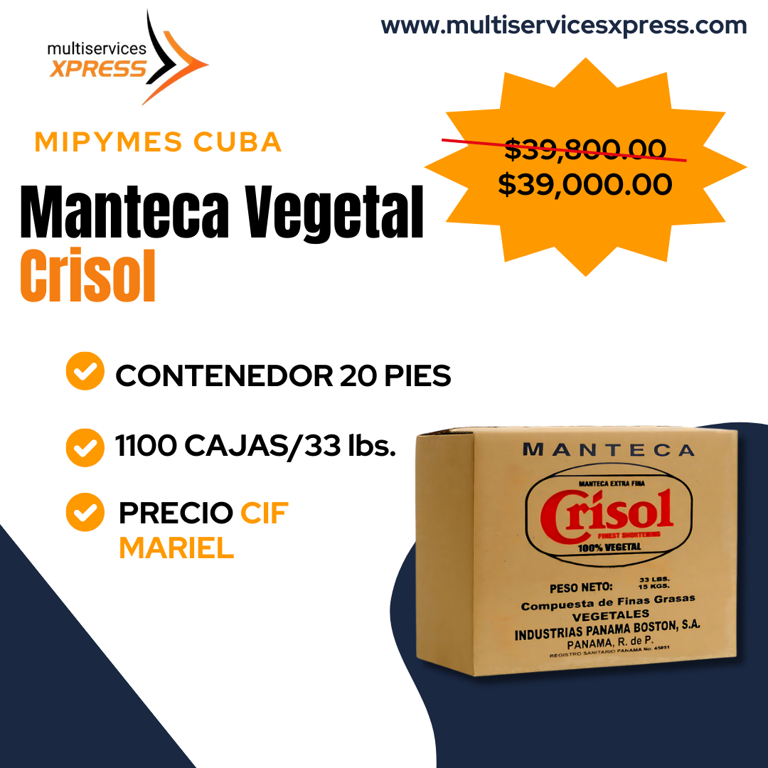 Manteca Vegetal Crisol_0