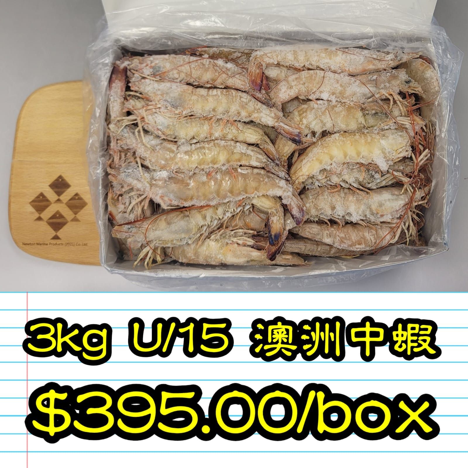 3kg U/15 澳洲中蝦_2