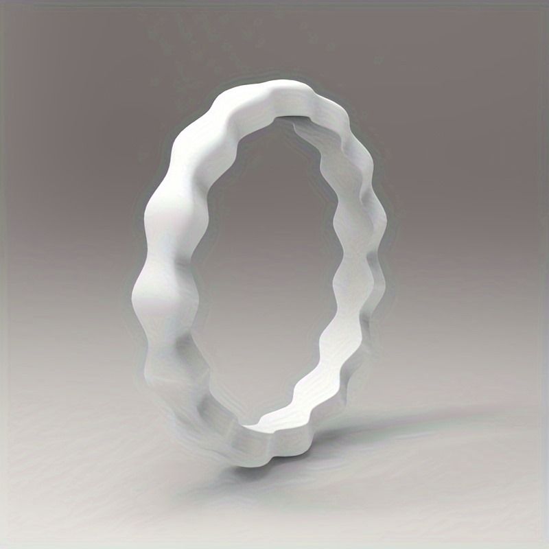 Scalloped Silicone rings 3mm_1