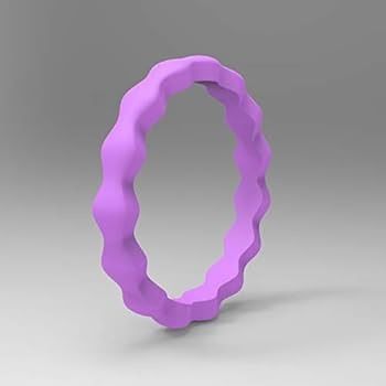 Scalloped Silicone rings 3mm_2