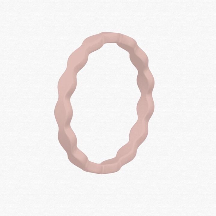 Scalloped Silicone rings 3mm_3