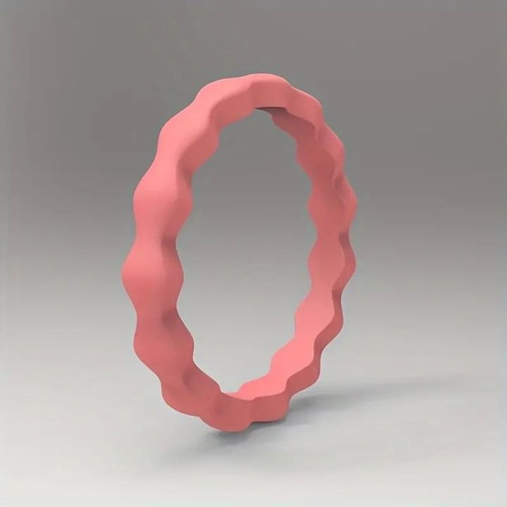 Scalloped Silicone rings 3mm_4